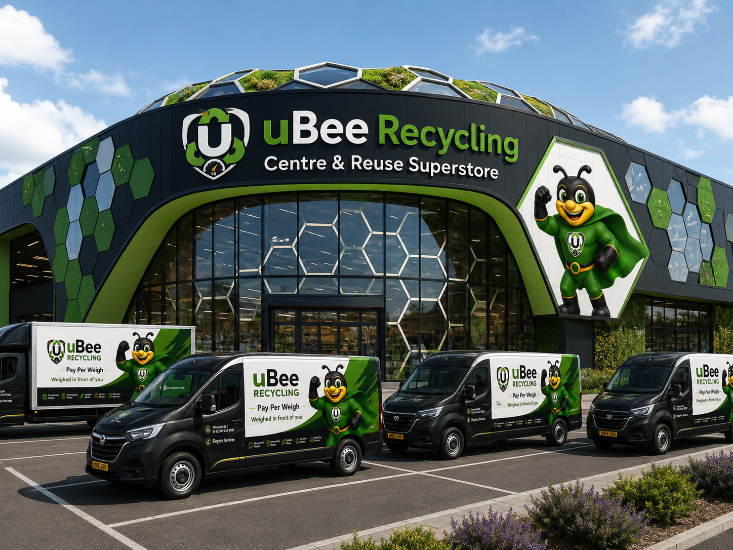 The future uBee Beehive Recycling Centre & Reuse Superstore